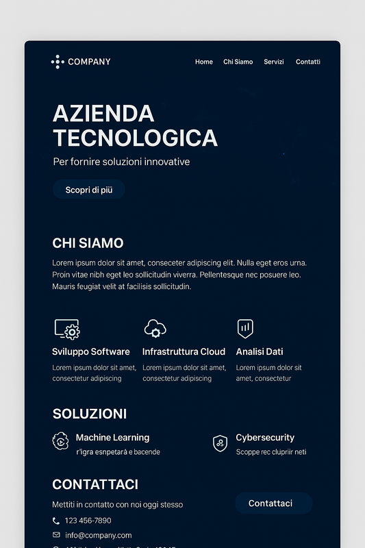 Sito vetrina / aziendale